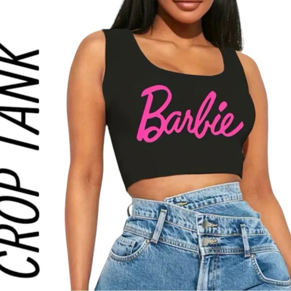 Tops - NWOT Barbie Crop Tank